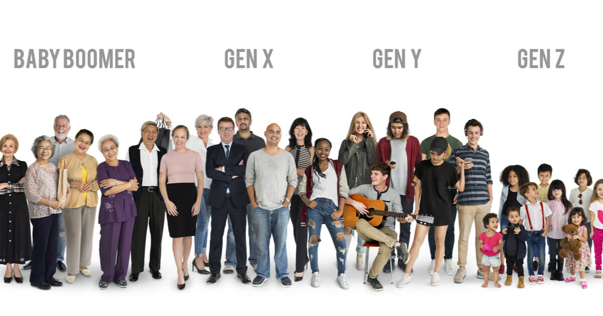 Alle Generationen im Überblick: Traditionalisten, Babyboomer, Generation X, Generation Y, Generation Z und Generation Alpha